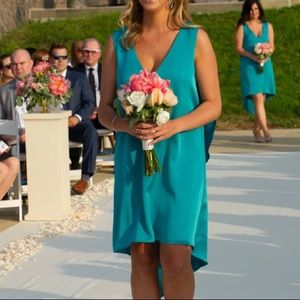 BCBG teal dress